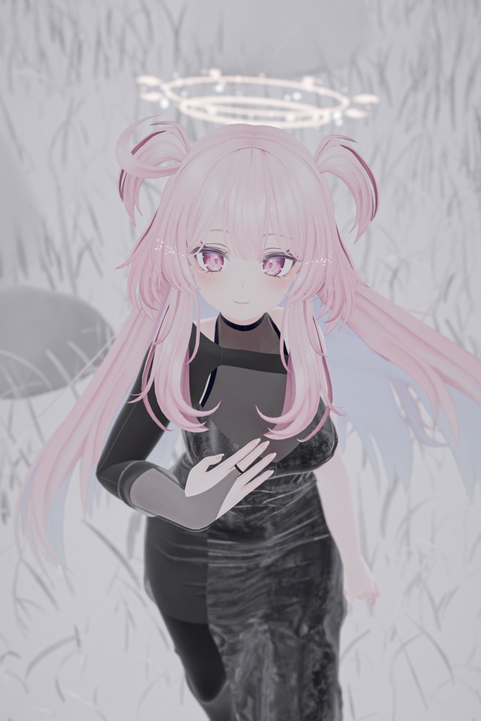 【only 4U】ワンサイドスリットタイトドレス (W)【桔梗ちゃん・舞夜ちゃん・セレスティアちゃん対応】