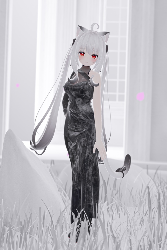 【only 4U】ワンサイドスリットタイトドレス (W)【桔梗ちゃん・舞夜ちゃん・セレスティアちゃん対応】