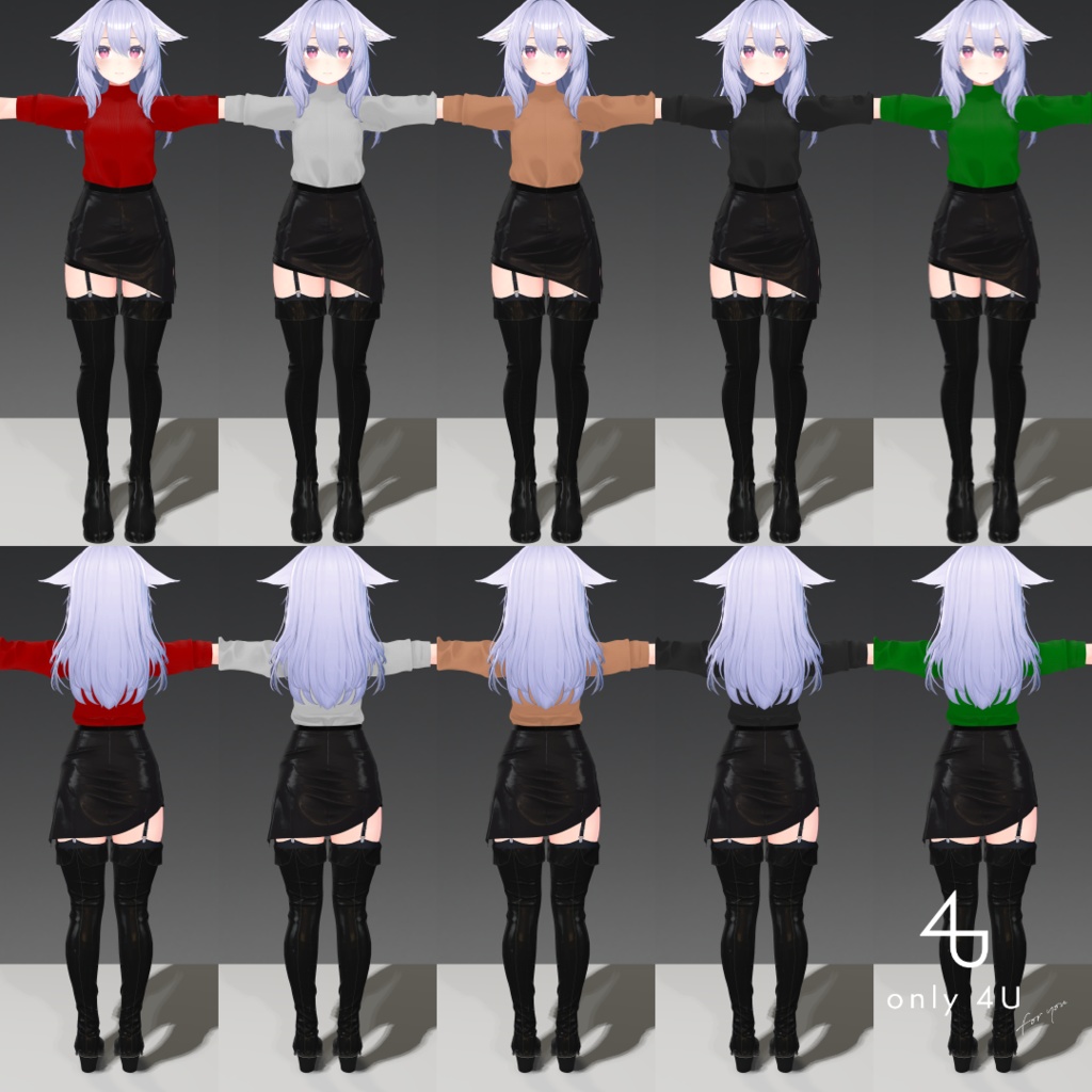 【only 4U】オールウェイズレザーコーデ(1st)【桔梗ちゃん対応】