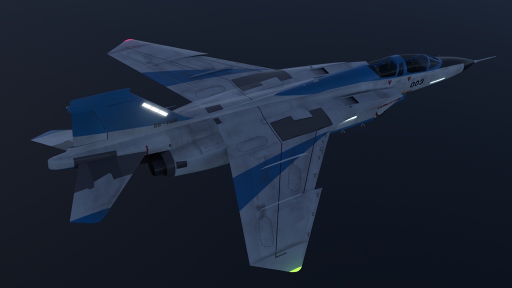 【VRC想定】Sacc1.64 F-99『雷光』SaccFlight導入済み