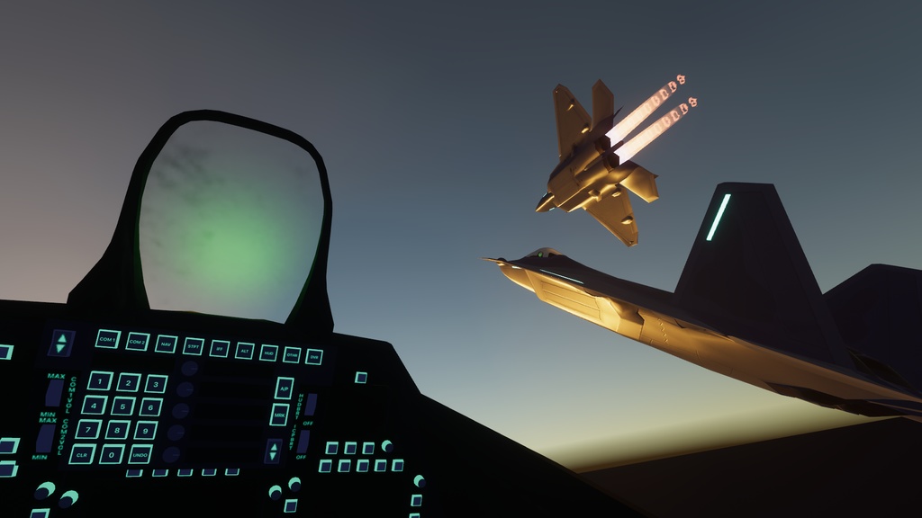 【VRC想定】Sacc1.64『FA-22≪RAPTOR≫』SaccFlight導入済み