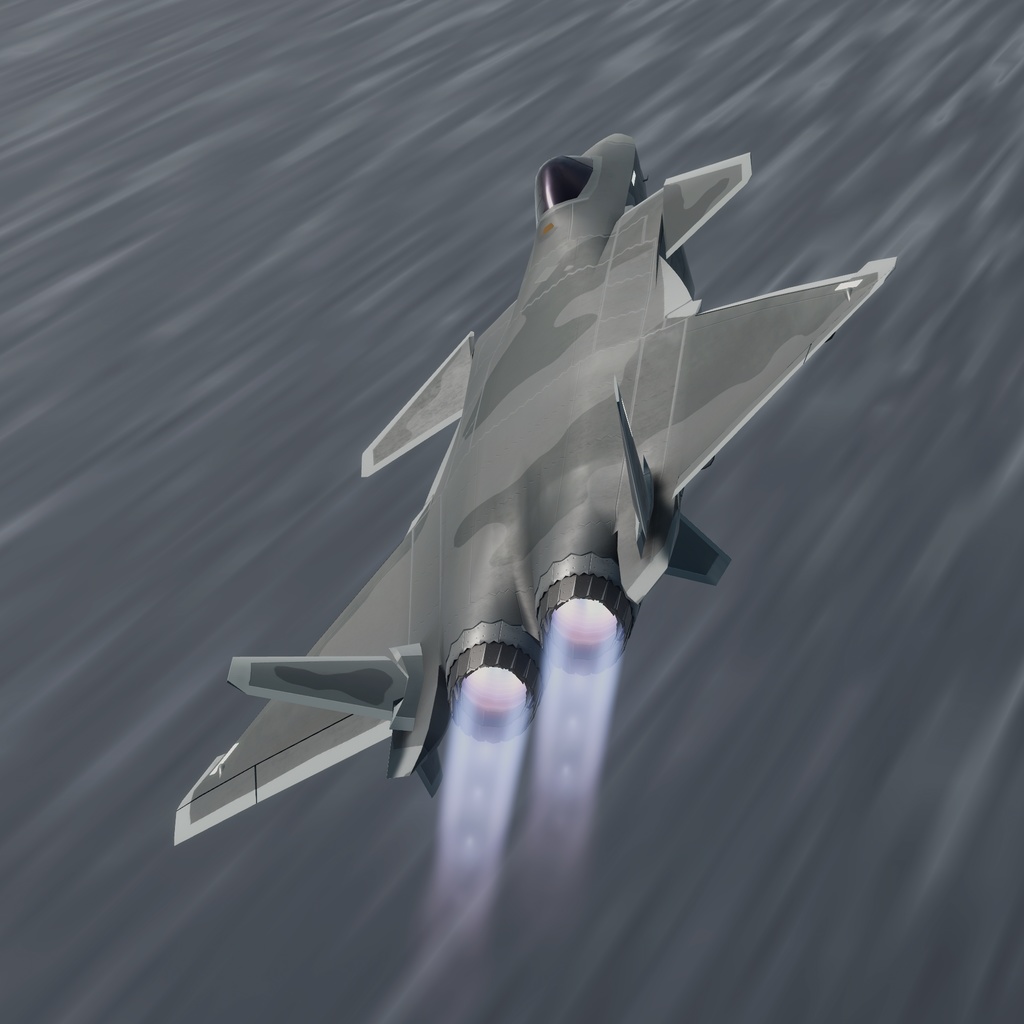 【VRC想定】Sacc1.64&1.8『JQ-20≪MIGHTY DRAGON≫』SaccFlight導入済み