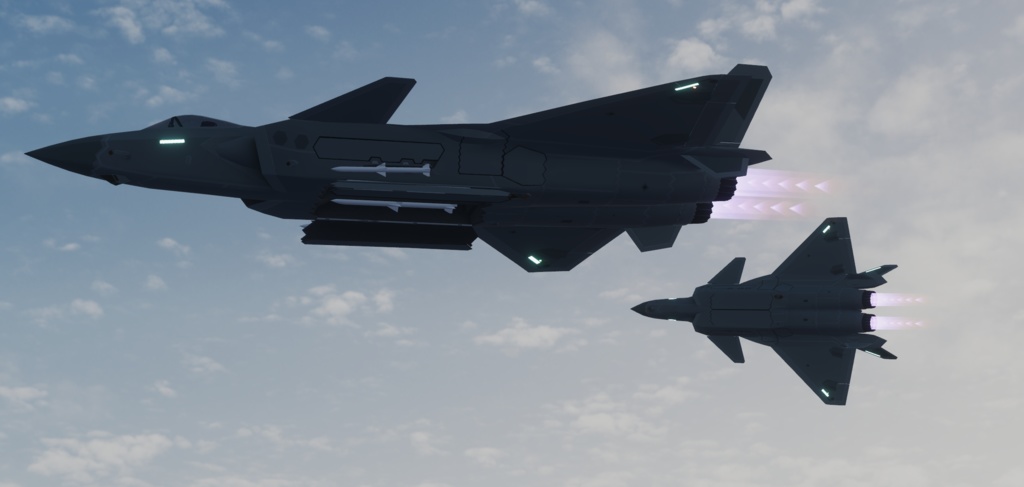 【VRC想定】Sacc1.64『JQ-20≪MIGHTY DRAGON≫』SaccFlight導入済み