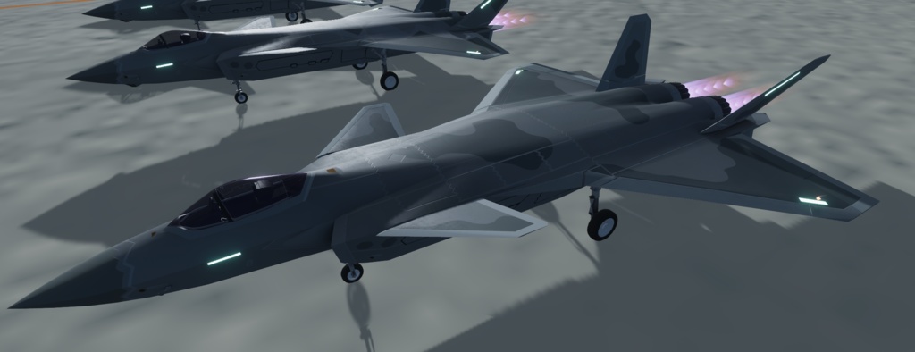 【VRC想定】Sacc1.64『JQ-20≪MIGHTY DRAGON≫』SaccFlight導入済み