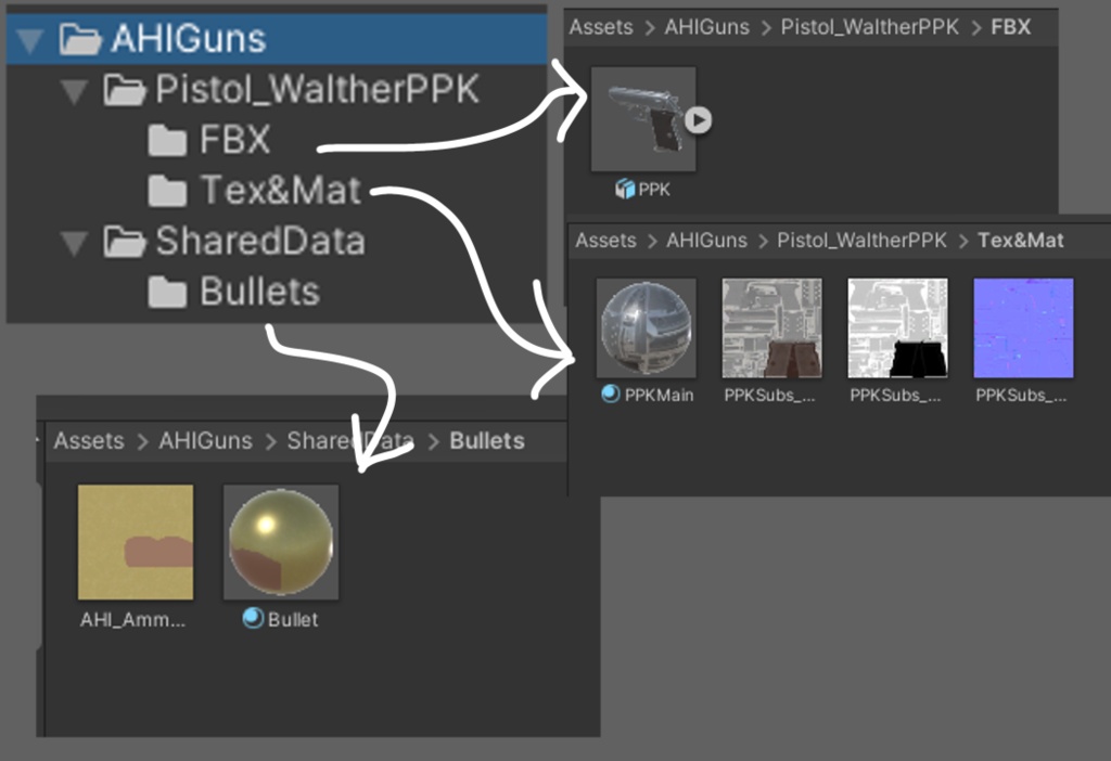 【VRC想定】「ウォルター(ワルサー)PPK」"Walter PPK"