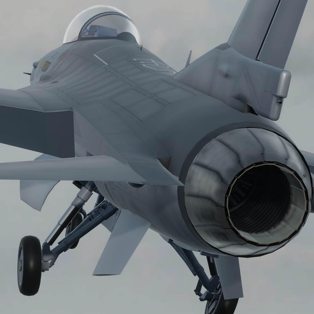 【VRC想定】Sacc1.8『FA-16≪Viper≫』SaccFlight導入済み