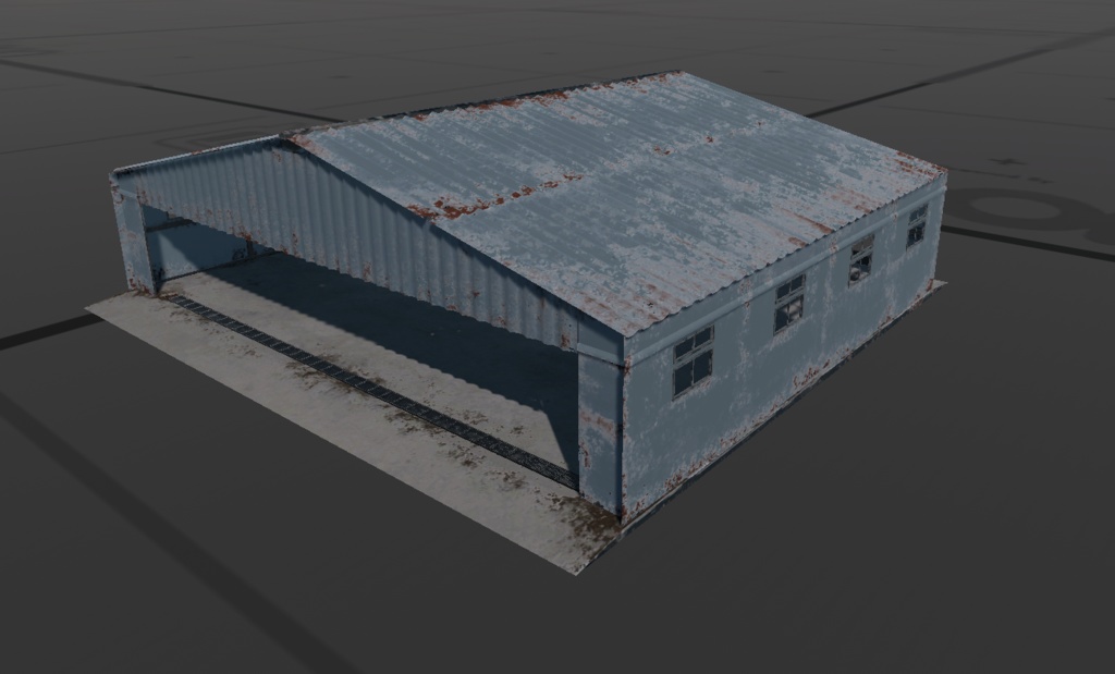 【VRC想定】ボロボロな格納庫