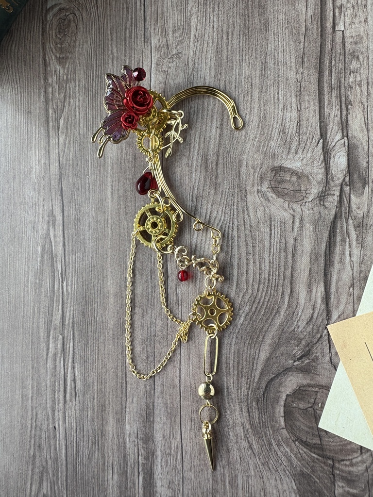 蝶薔薇機譚カフフック