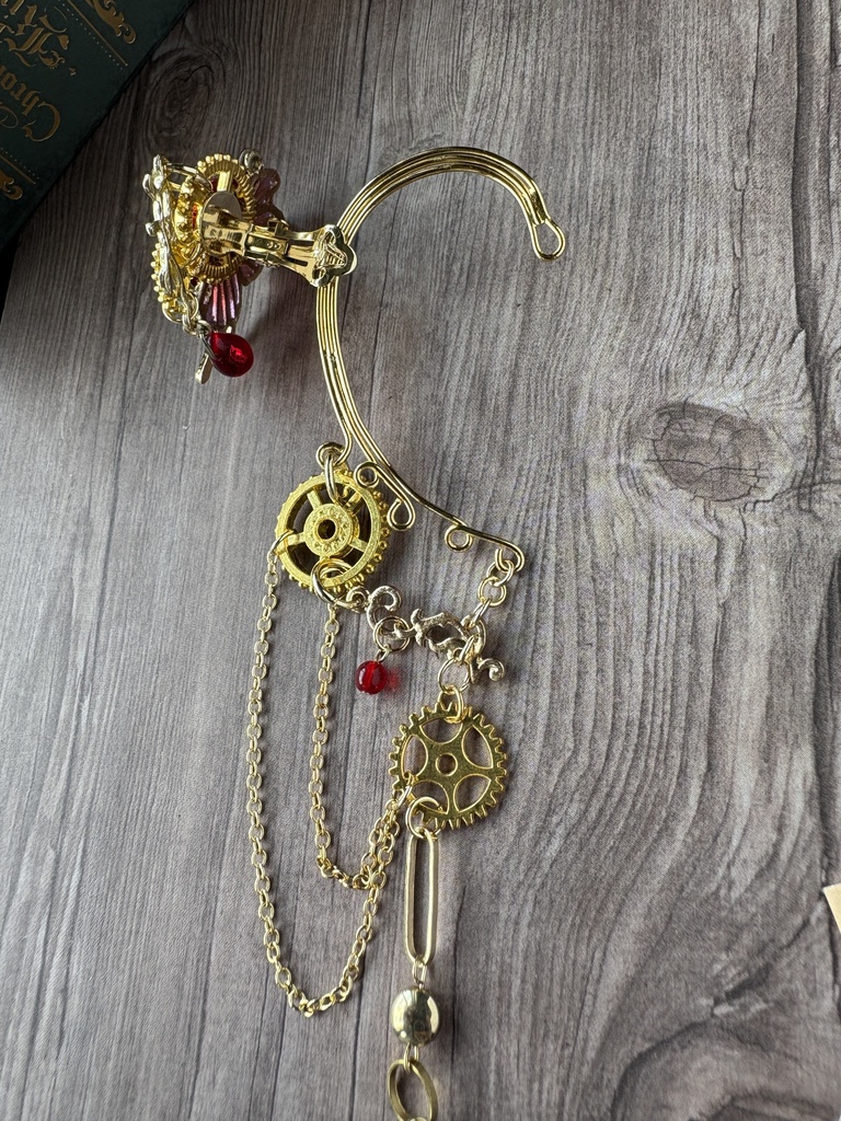 蝶薔薇機譚カフフック