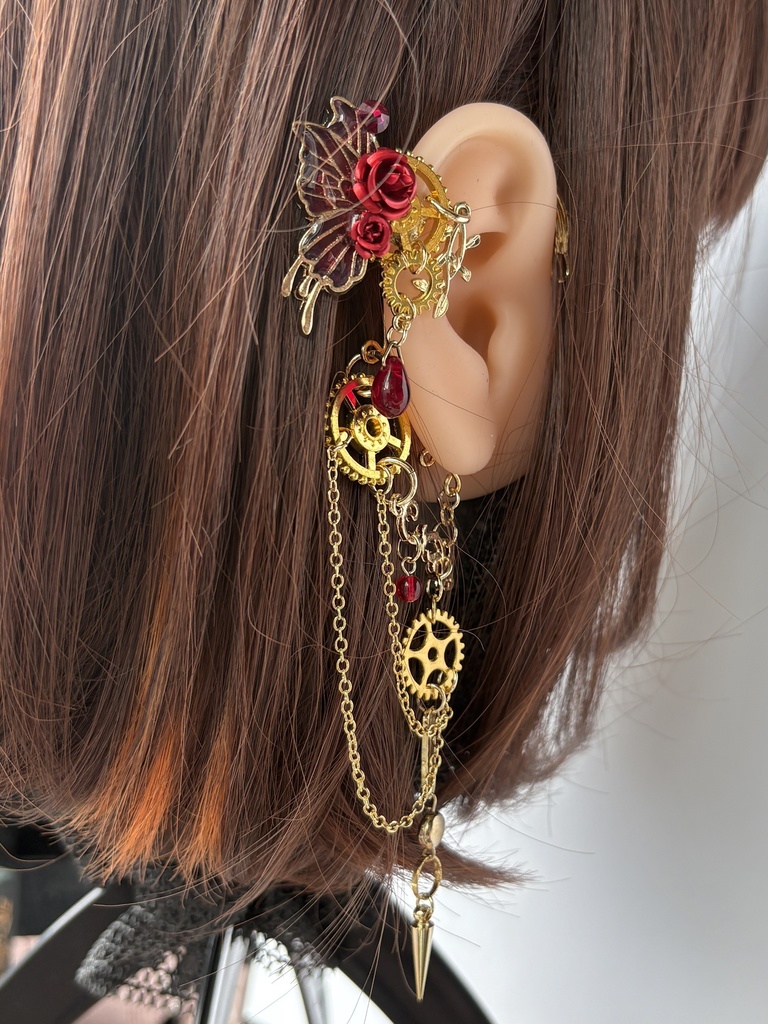 蝶薔薇機譚カフフック