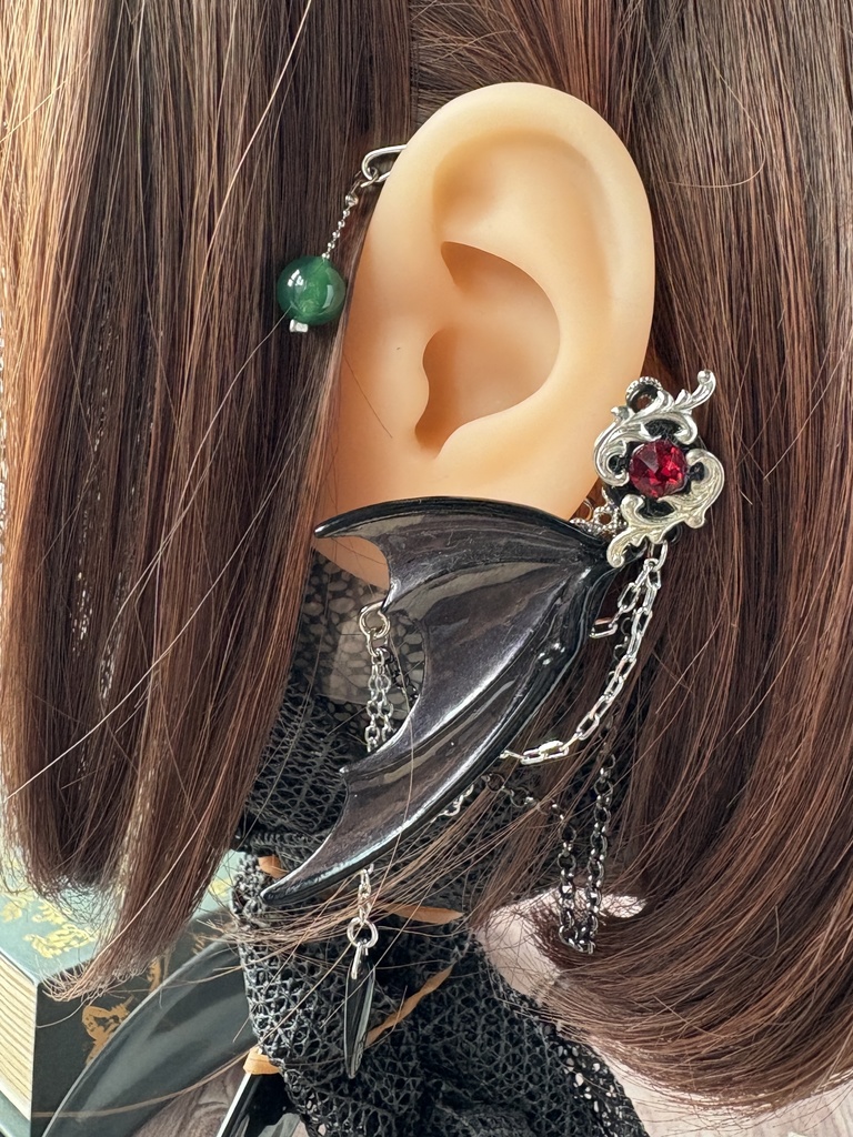 赫月ノ顎イヤーカフフック