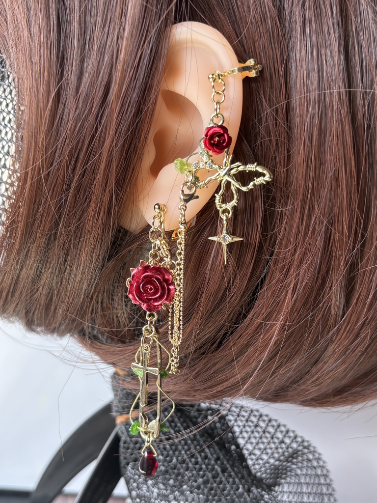 薔薇のシリーズカフ