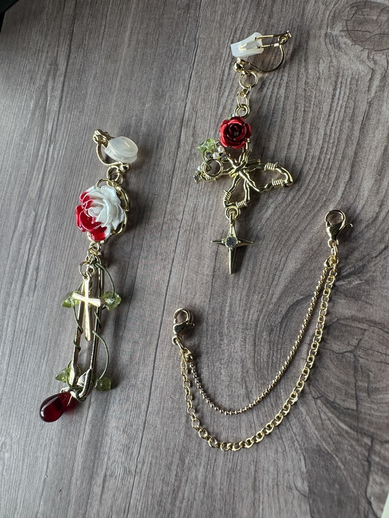 薔薇のシリーズカフ