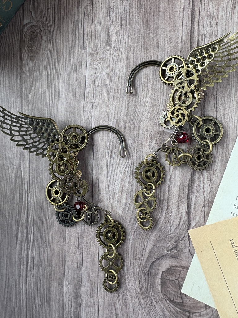 鋼翼の残響イヤーカフフック