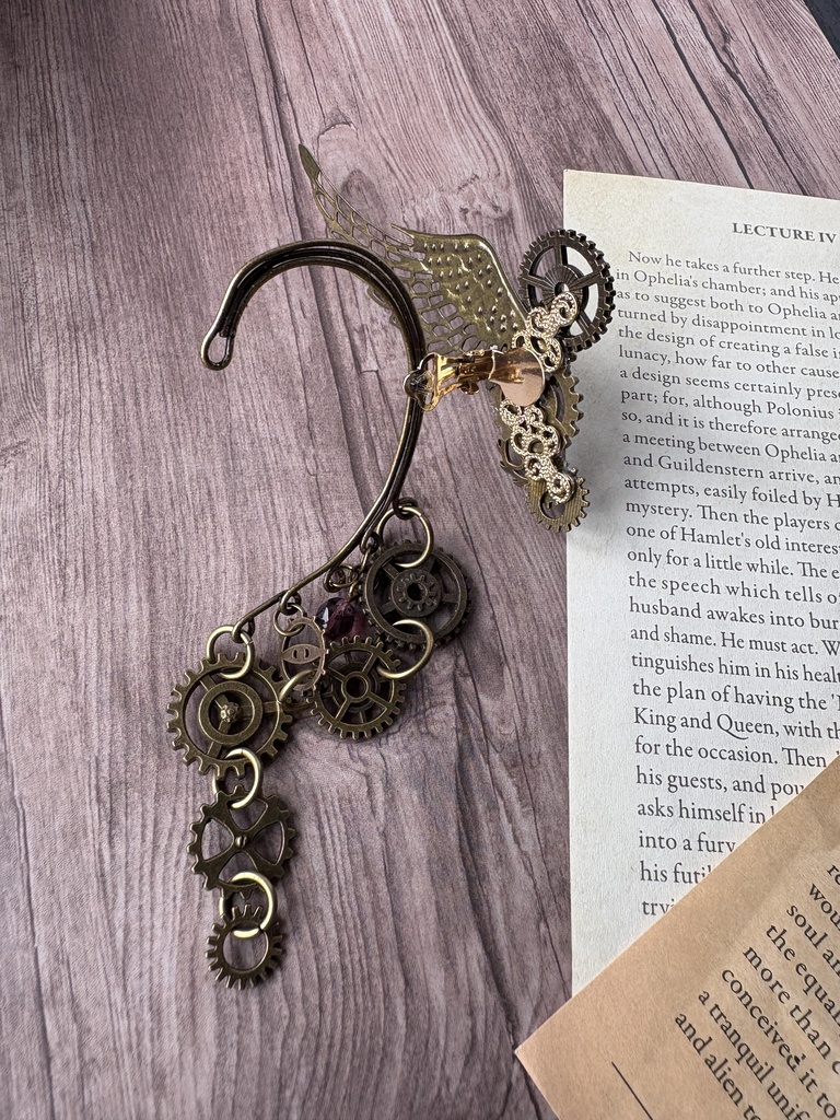 鋼翼の残響イヤーカフフック