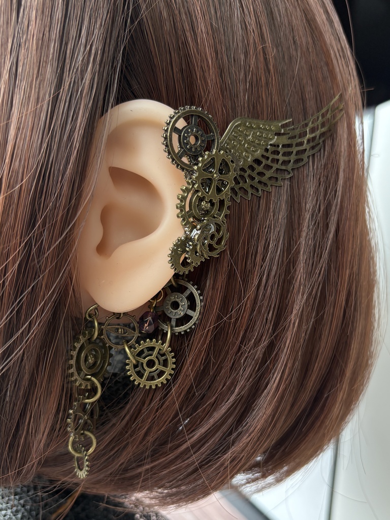 鋼翼の残響イヤーカフフック