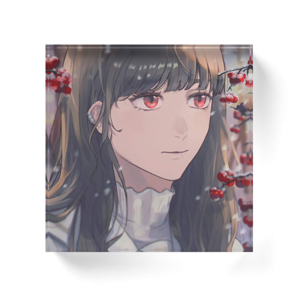 Winter - アクリルブロック - acrylic block - 100x100mm
