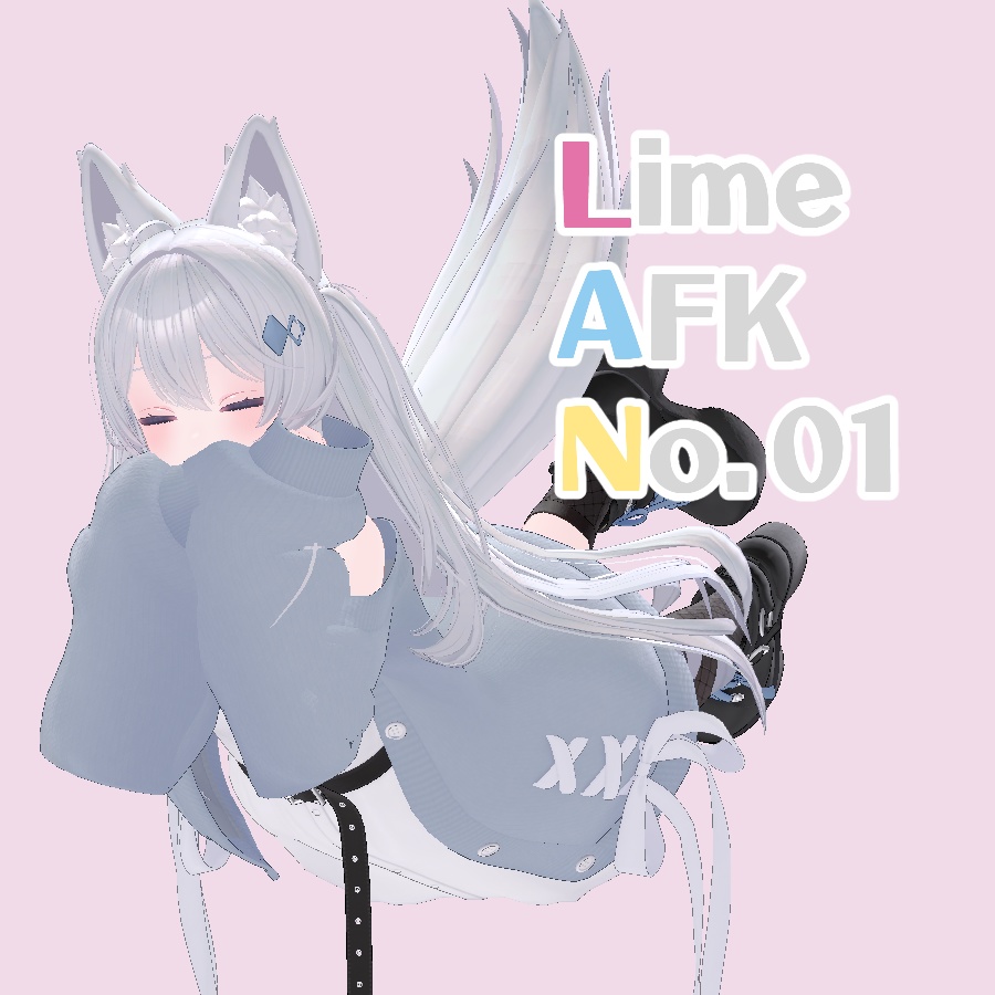 【ライム対応】AFKモーション01‗あごのせポーズ