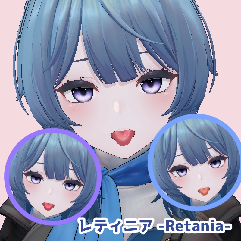 【23 avatar対応】艶Tongue texture