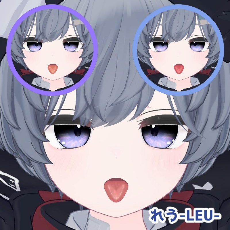 【28 avatar対応】艶Tongue texture