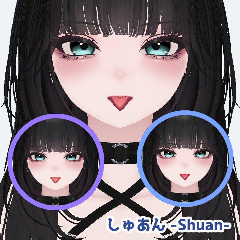 【23 avatar対応】艶Tongue texture