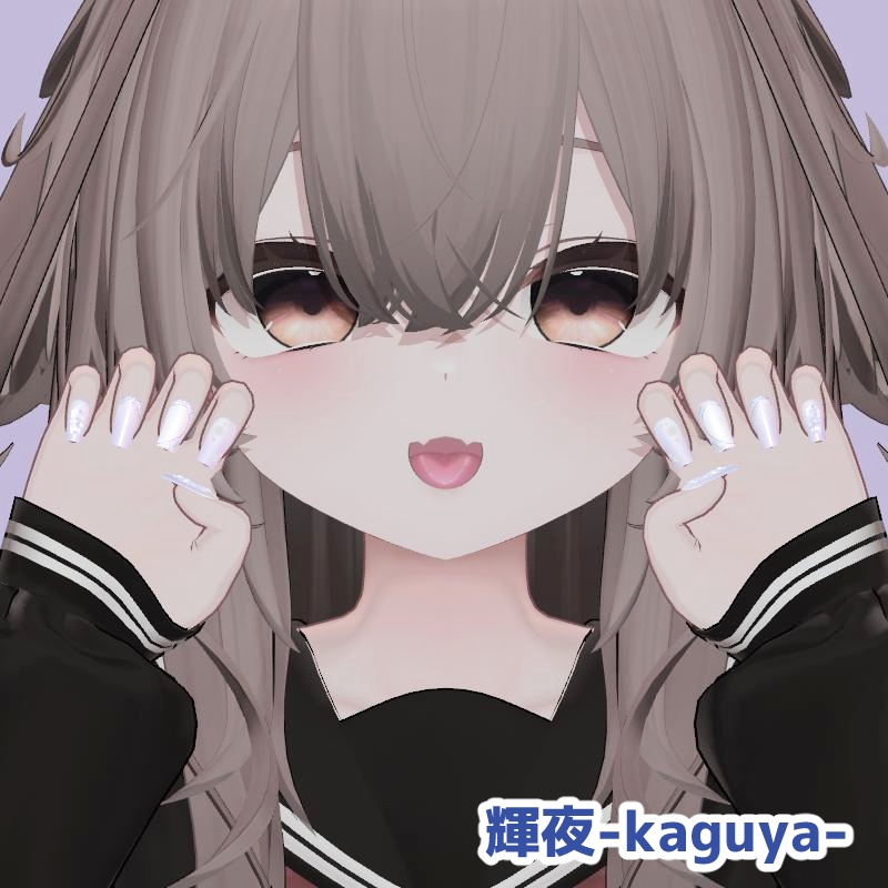 【6 avatar対応】紫陽花ネイル