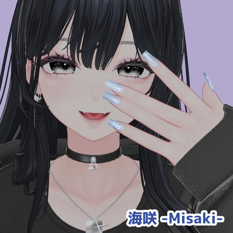 【5 avatar対応】紫陽花ネイル