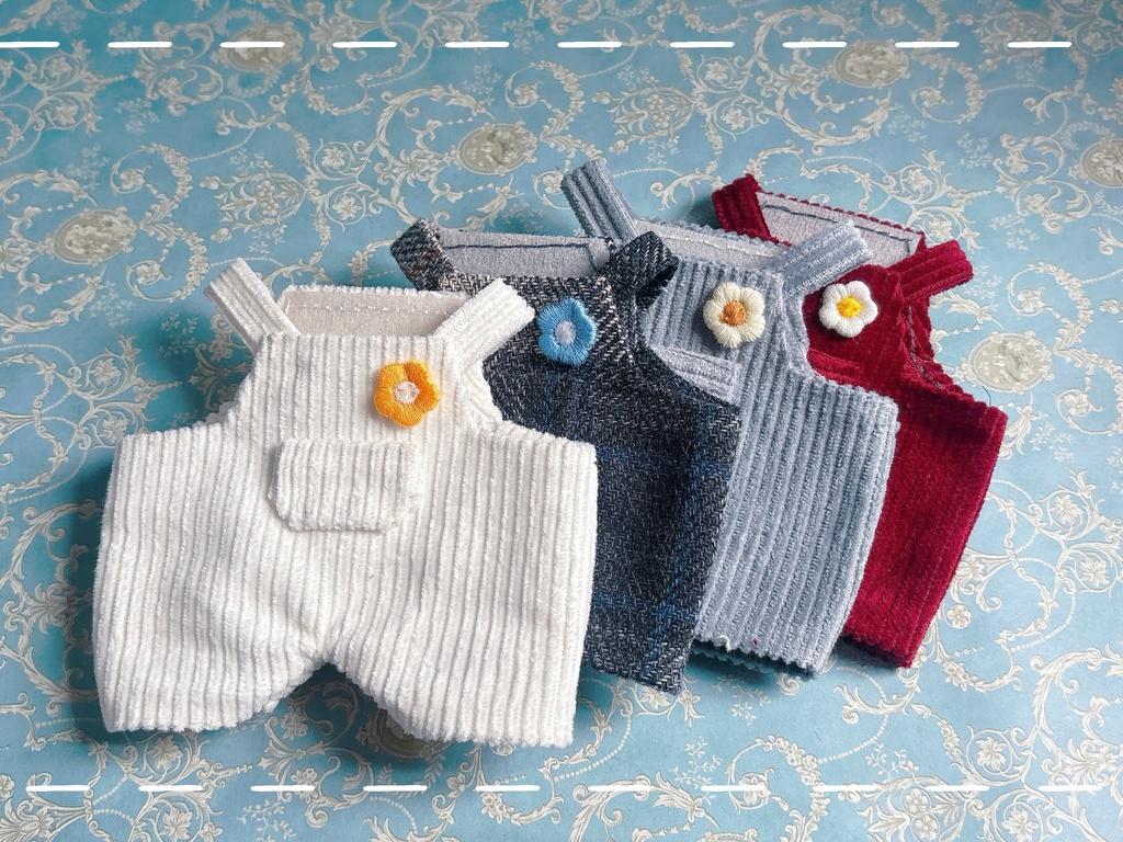 コーデュロイサロペット / 20cmぬい用