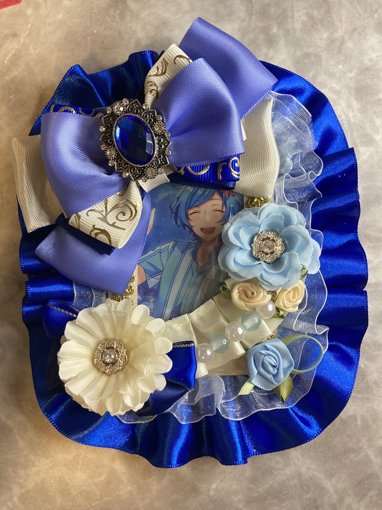 硬質カードデコ　B8 ブルー　