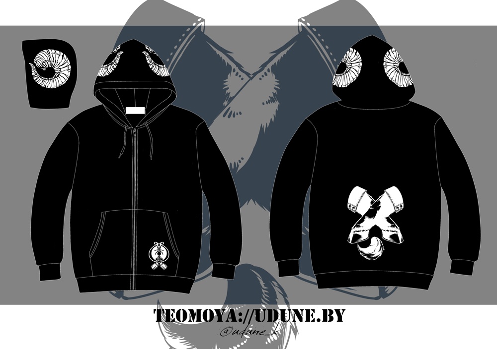 【完売】山羊パーカー