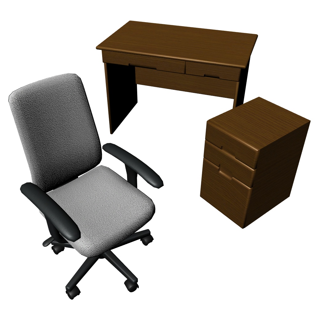 Desk & Chair 01