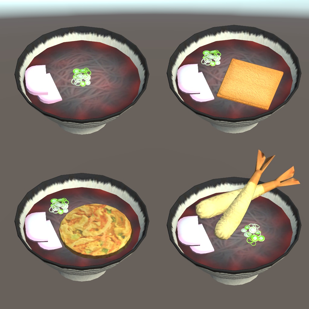 Japanese soba (buckwheat noodles)