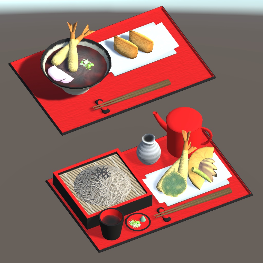 Japanese soba (buckwheat noodles)