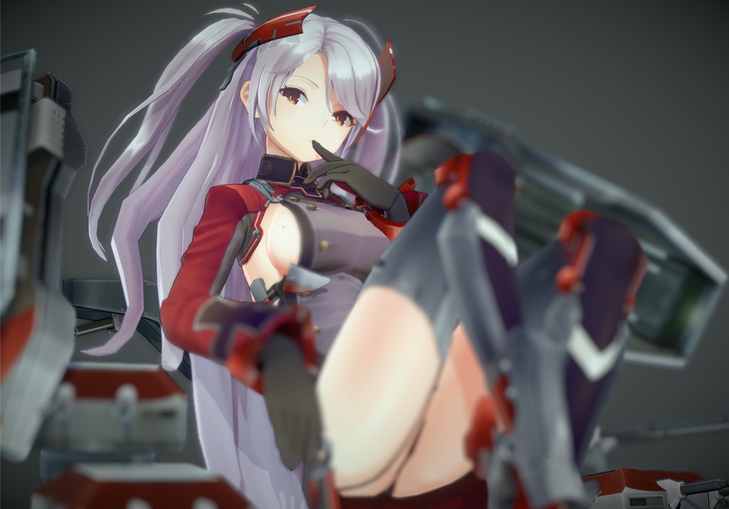 VRchatアバター プリンツオイゲン3Dモデル