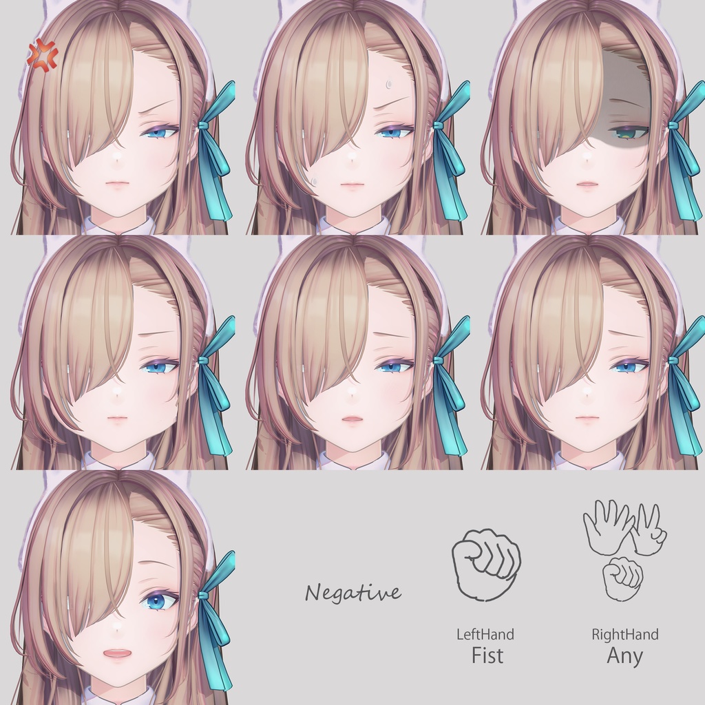 【2時間限定販売】8/17(土曜日) 21:00~23:00(JST) ブルアカ バニーアスナ VRChatアバター