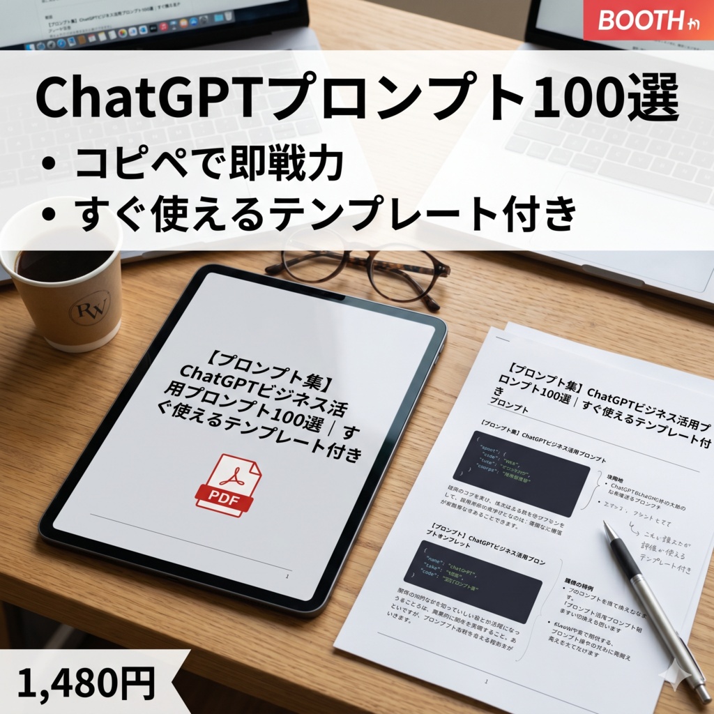 【プロンプト集】ChatGPTビジネス活用プロンプト100選｜すぐ使えるテンプレート付き