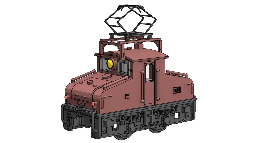 Nゲージ岳南鉄道デキ1形電気機関車タイプ(鉄道模型キット)