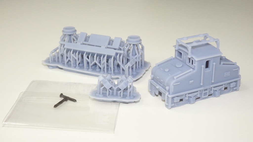 Nゲージ岳南鉄道デキ1形電気機関車タイプ(鉄道模型キット)