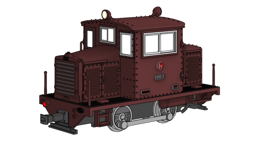 機関士の人形付きナローゲージ HOナロー 石油発動機関車「南筑のブタ」 Nゲージの線路 HOn