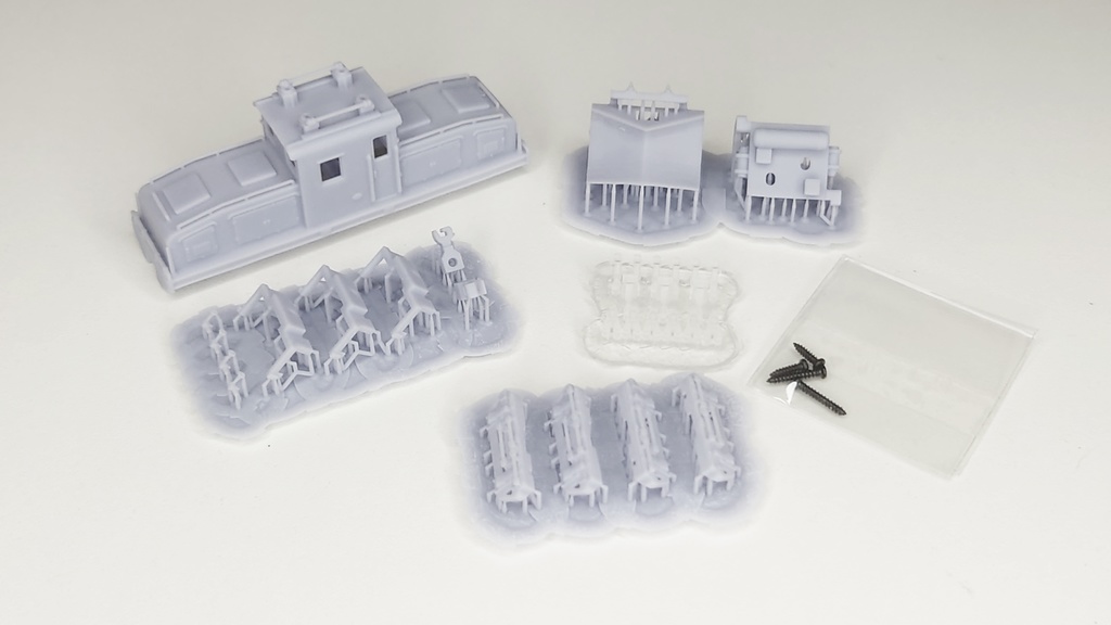 Nゲージ京福電鉄テキ521形電気機関車タイプ(鉄道模型キット)