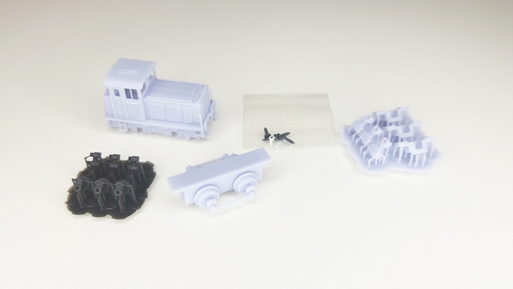 Nゲージ日立15tDL(外側台枠)(鉄道模型キット)