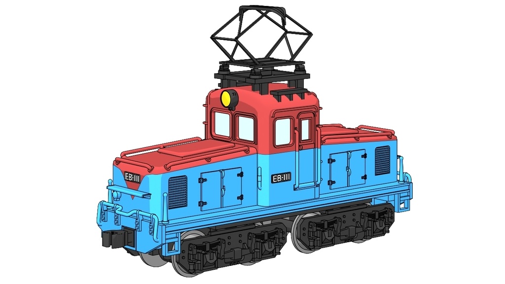 Nゲージ秋田中央交通EB111形タイプ(鉄道模型キット)