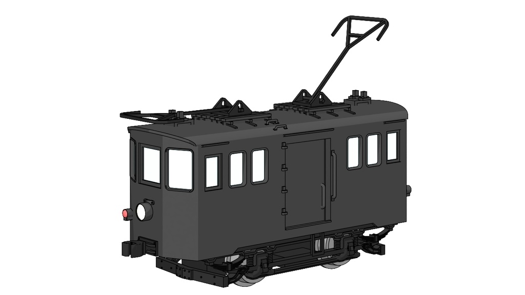 Nゲージ京福電鉄テキ6形(鋼体化)タイプ(鉄道模型キット)