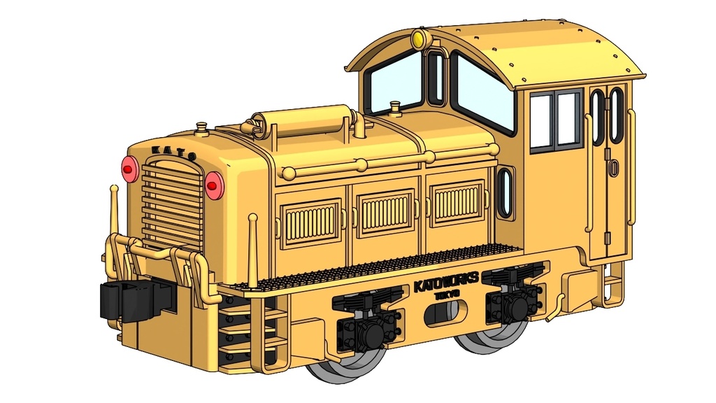 Nゲージ四日市の加藤製19tDL(鉄道模型キット)