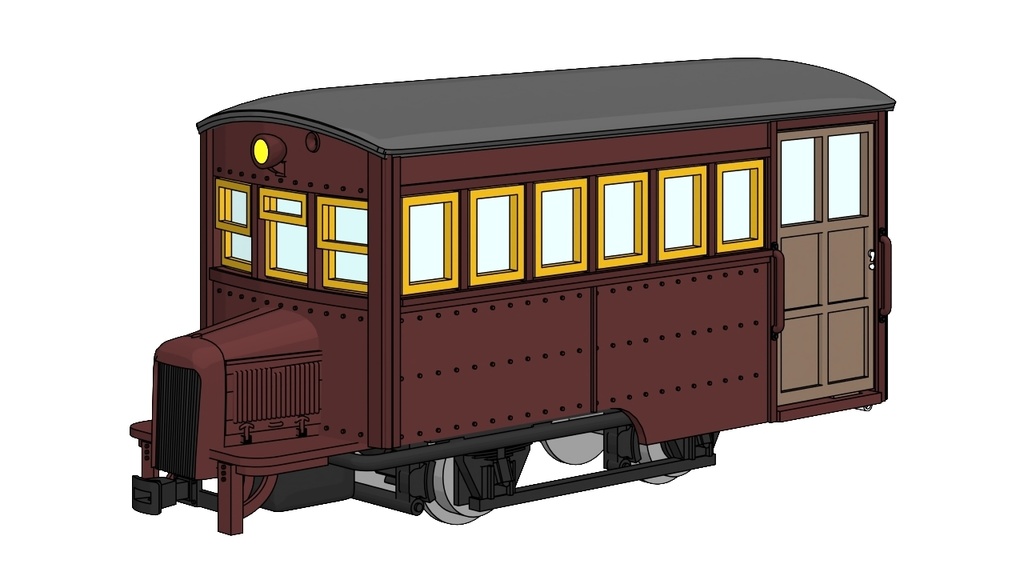 Nナロー 1/150  頸城鉄道ジ1形気動車 (鉄道模型キット)
