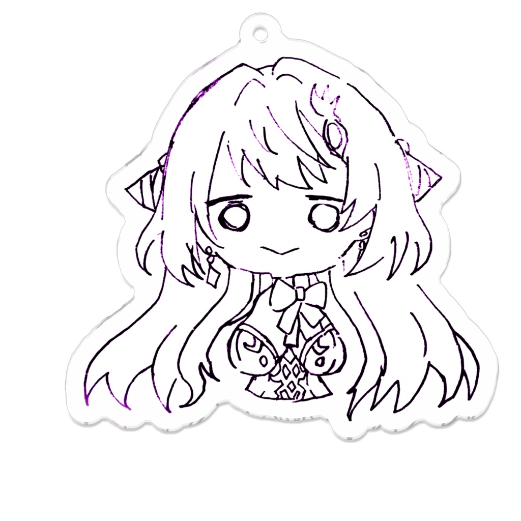 ゆるめのゆりじょーアクキー