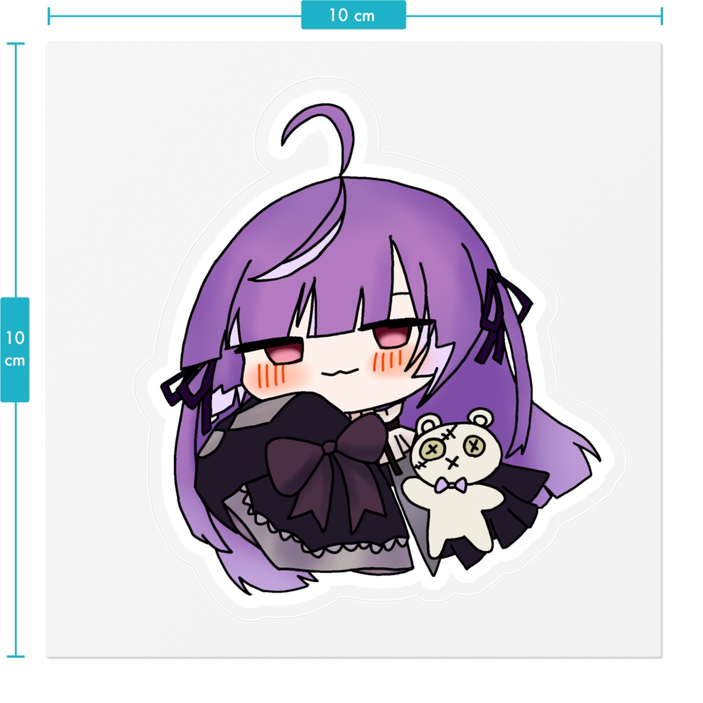 キキ様とパペットステッカー