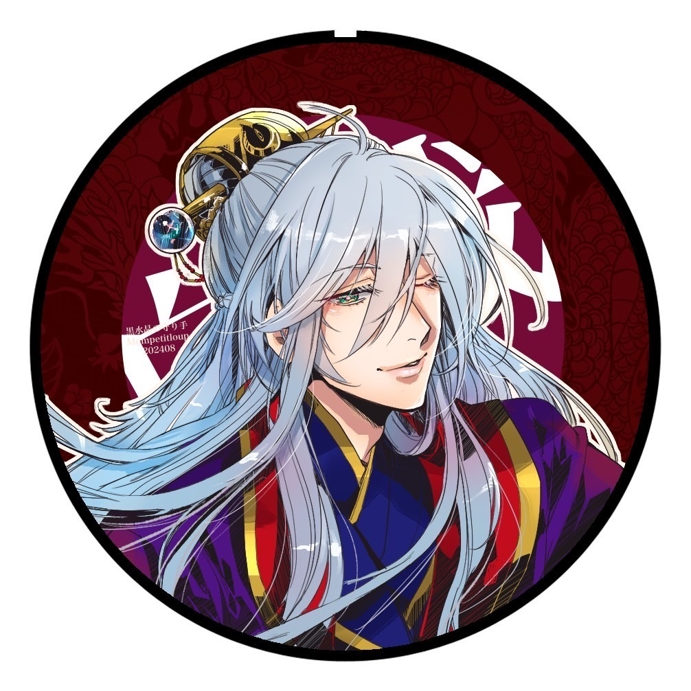 黒水晶の守り手 キャラクター缶バッジ