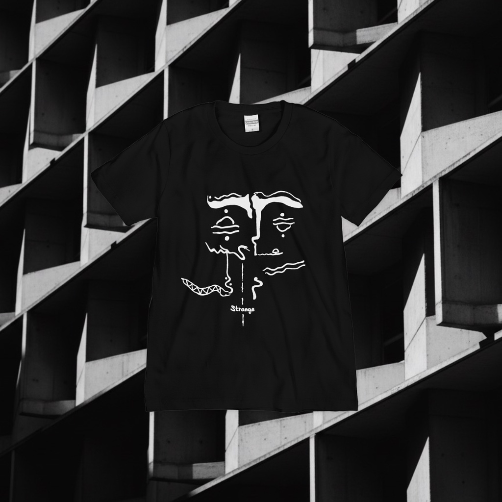 Strange T-shirt(Black)