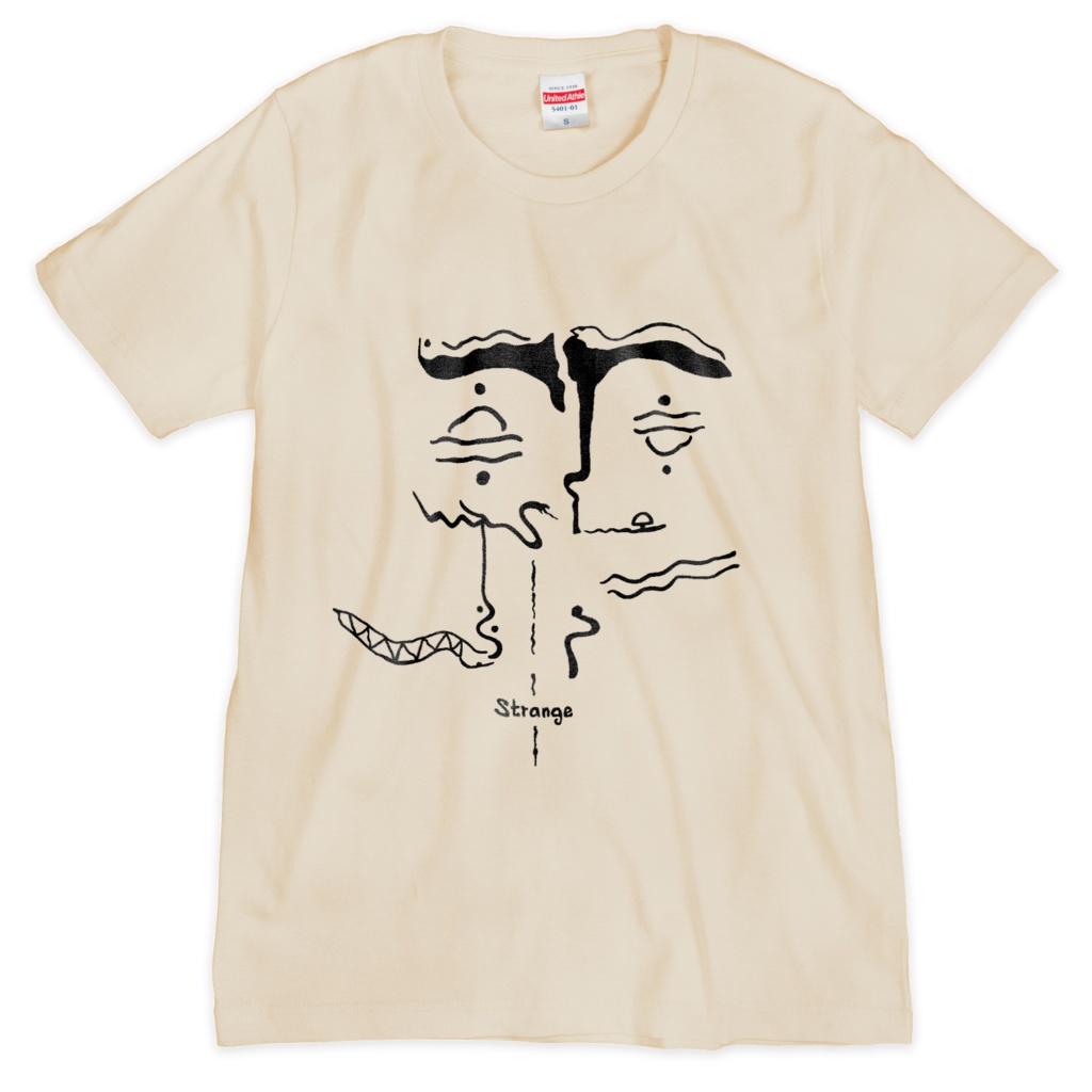 Strange T-shirt(Natural)